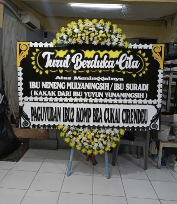 Papan Bunga di Sukatani Tapos
